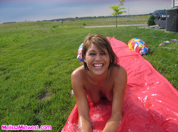 Melissa Midwest Slip N' Slide Naked